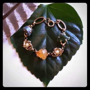 Vintage bracelet gems minerals